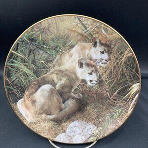 Shadows in the Grass, A Family Affair 8 1/4 Inch Collector Plate ~